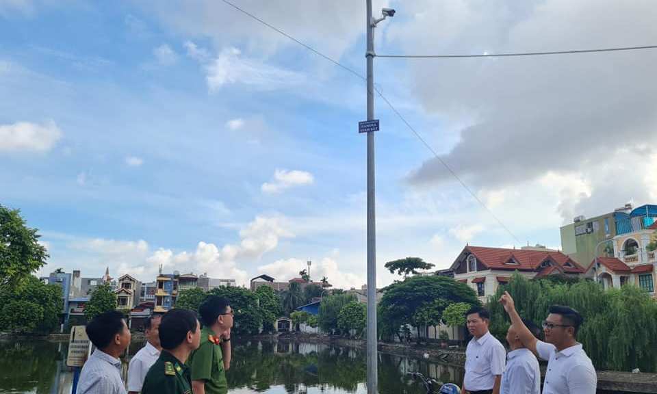 Phường Dư Hàng Kênh (Lê Chân): Ra mắt hệ thống camera giám sát an ninh trật tự, vệ sinh môi trường khu vực Hồ Dư Hàng